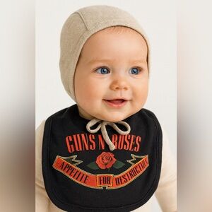 Rockstar Baby Guns n Roses Bib